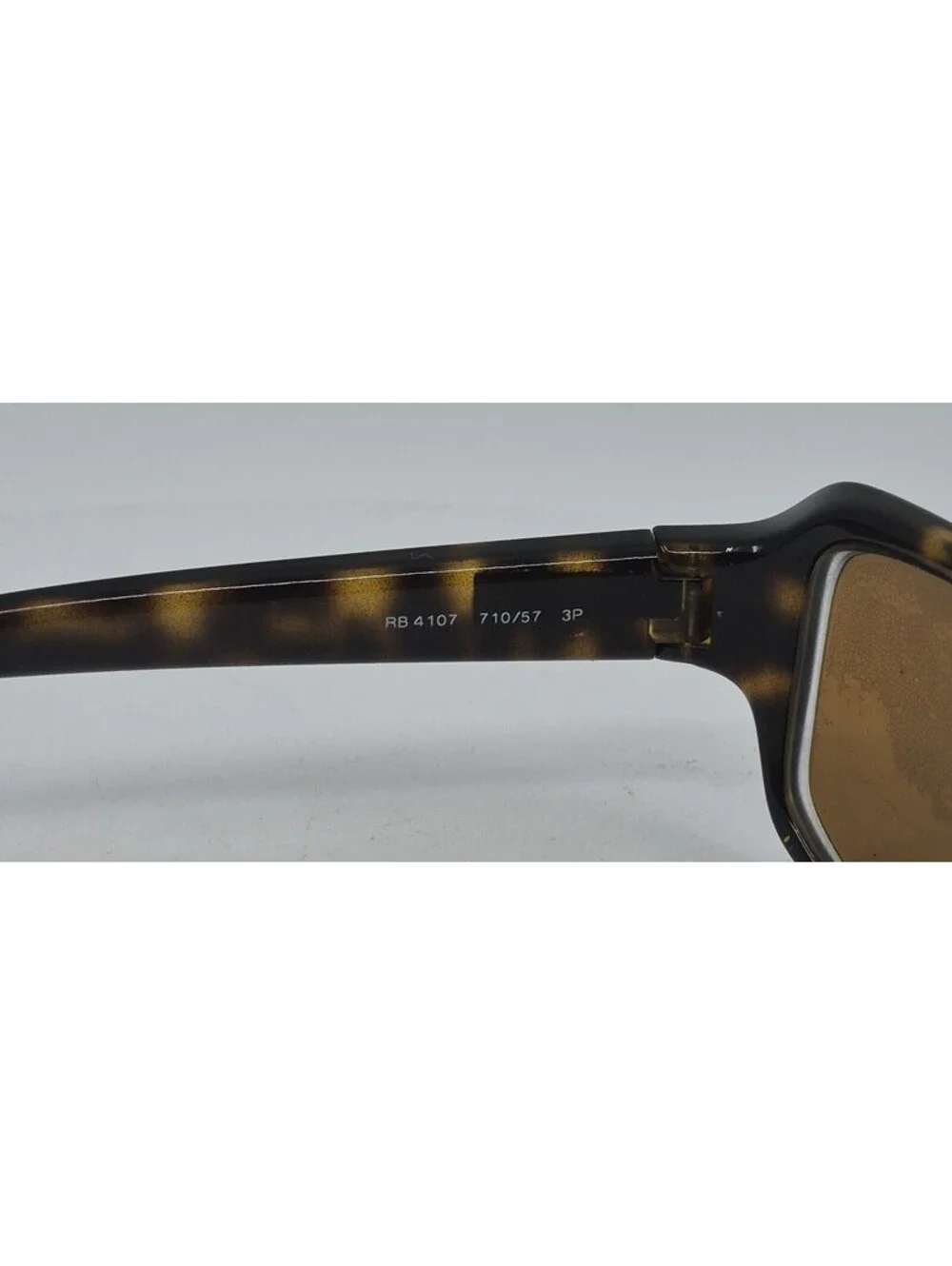 Ray-Ban RB 4107 710 Sunglasses Brown Tortoise Brown Bronze Lenses Italy Eyewear